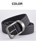 Xituodai men and women fashion nylon belt alloy casual belt women wild stretch jeans belt decoration ins wind Luxury brand design