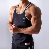 Xituodai Summer JP&UK Brand Mens Running Vest Gym Sleeveless Shirt Slim Fit Tank Men Sport Vest Tops Workout Training Man Singlet