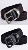 Xituodai men and women fashion nylon belt alloy casual belt women wild stretch jeans belt decoration ins wind Luxury brand design