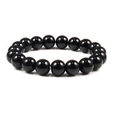 Natural Stone 6/8/10mm Beads Tiger Eye Bracelet Classic Men Women Buddha Black Lava Bracelets Minimalist Yoga Meditation Jewelry