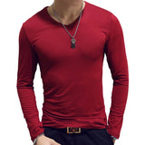 Xituodai Turtleneck For Men Solid Color Slim Elastic Thin Pullover Spring Autumn Underwear Turtleneck Men Knitting Blouse Base Tshirt Top
