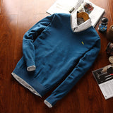 Xituodai New Men Spring Autumn V-Neck Polos Sweater 100%Cotton Harmont Long Sleeve Blaine Keep Warm Casual Sweaters