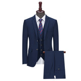 Xituodai (Jacket+Pants+Vest) Men's Luxury Suits New Arrival One Button Wedding Men's Tuxedo Groomsman 3 Pcs Custom Made Solid Suits