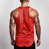 Xituodai Mens Fitness Mesh Tank Tops Gym Clothing Bodybuilding Workout Cotton Sleeveless Vest Male Casual Breathable Fashion Undershirt