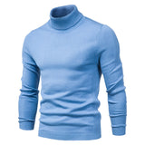 Xituodai New Winter Turtleneck Thick Mens Sweaters Casual Turtle Neck Solid Color Quality Warm Slim Turtleneck Sweaters Pullover Men