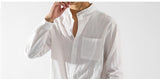 Xituodai 2022 Fashion Spring Men's Linen Casual Loose Shirt Long Sleeve Shirts Men Clothing Breathable High Quality Tops Streetwear