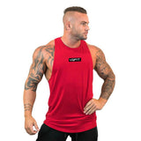 Xituodai Running Vest Brand Gym Clothing Mens Bodybuilding Hooded Tank Top Cotton Sleeveless Vest Sweatshirt Fitness Workout Sportswear