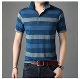 Xituodai 2022 Top Quality New Summer Brand Designer Plain Striped Men Polo Shirt Cotton Short Sleeve Casual Tops Fashions Mens Clothing