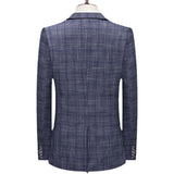 Xituodai (Jacket+Vest+Trousers)Men 's Slim Fit Business Suit Men Fashion 3PCS Set Male Blazers Tuxedos Groom Best Wedding Suits Plus Size