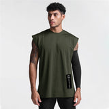 Xituodai Gym Mens Mesh Casual Running Tank Top Fashion Fitness Sport Sleeveless Quick-drying Vest  Workout Clothing Bodybuilding Singlets