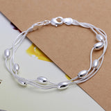 Xituodai New High-end Women's Mens Fine S925 Sterling Silver Bracelet Fashion Jewelry Gift Men's 10MM Square Beautiful Gem