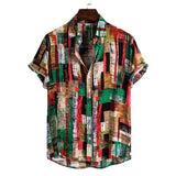 Xituodai Summer Men For Shirt Holiday Fashion Beach Dot Print Short Sleeve Tops Aloha Clothing Streetwear Mens Hawaiian Shirts 5XL