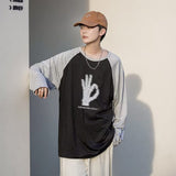 Xituodai Gothic Print Men T-Shirt Streetwear long Short Sleeve T Shirt Harajuku Casual Couple 2022 spring autumn NewT Shirts oversize 5xl