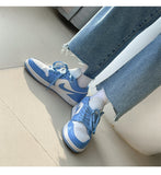 Xituodai Korean Fashion Light Blue Hole Baggy Denim Ankle-Length Pants Spring/Summer Streetwear Wide Leg Jeans Male