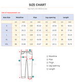 Xituodai Korean Fashion Light Blue Hole Baggy Denim Ankle-Length Pants Spring/Summer Streetwear Wide Leg Jeans Male