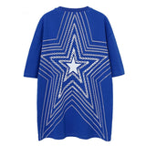 Xituodai 2022 New Arrival Top Fashion Brand Clothing Short Knitted O-neck Hip Hop Printing star Leisure Cotton Casual T Shirt Men