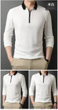 Xituodai High End 100% Cotton Designer New Fashion Brand Polo Shirt Men 2022 Korean Top Quality Casual Long Sleeve Tops Men Clothes