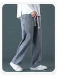 Xituodai Men Jeans Fashion Vintage Loose Straight Wide Leg Pants 2022 New Baggy Streetwear Pop Style Clothing Harajuku Male Trend Trouser