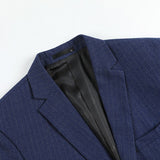 Xituodai ( Jacket + Pants + Vest ) Formal Business Wedding 3 Pieces Suit Set Male Stripe Slim Fit Blazers Trousers Dress Waistcoat