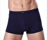 Men Sexy Boxer Soft Breathable Underwear Male Comfortable Solid Panties Underpants Cueca Homme   Boxer shorts 1piece