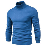 Xituodai New Winter Turtleneck Thick Mens Sweaters Casual Turtle Neck Solid Color Quality Warm Slim Turtleneck Sweaters Pullover Men