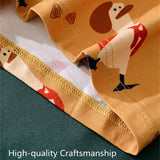 Xituodai Couples Panties Cute Cartoon Men Underwears Women Underpants Sexy Lovers Panty Middle Waist Soft Modal Boxers Plus Size Briefs