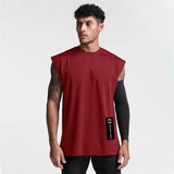 Xituodai Gym Mens Mesh Casual Running Tank Top Fashion Fitness Sport Sleeveless Quick-drying Vest  Workout Clothing Bodybuilding Singlets