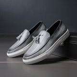 Xituodai trendy mens fashion mens summer outfits dope outfits mens street style mens spring fashion Men Casual Shoes Autumn Leather Loafers Office Shoes For Men Driving Moccasins Comfortable Slip on Party Fashion Shoes Men