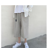 Xituodai 2022 Summer New Men's Baggy Thin Casual Shorts Y2k Korean Fashion Loose Straight Solid Color Short Pants Male