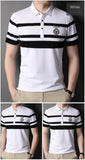 Xituodai Top Grade 95% Cotton Brand Designer Luxury Polo Shirt Men Design Striped Summer Short Sleeve Casual Fashions Mens Clothes 2022