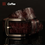 Xituodai Belts Men High Quality Male Belt Genuine Leather Strap Luxury Famous Brand Crocodile Pin Buckle Ceinture Homme