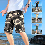 Xituodai 2022 New Men's Shorts Summer Camouflage Shorts Men's Casual Pants Five-Point Pants Men's Fashion Beach Pants Loose Overalls