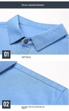 Xituodai Top Grade Mulberry Silk New Summer Brand Men Polo Shirts Designer Short Sleeve Casual Tops Fashions Korean Fashion Clothing