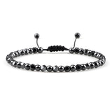 4mm Natural Mini Beads Bracelets for Women Men Round Agates Onyx Stone Yoga Braided Bracelet Elastic Charm Bangle Prayer Jewelry