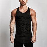 Xituodai Mens Fitness Mesh Tank Tops Gym Clothing Bodybuilding Workout Cotton Sleeveless Vest Male Casual Breathable Fashion Undershirt