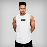 Xituodai Running Vest Brand Gym Clothing Mens Bodybuilding Hooded Tank Top Cotton Sleeveless Vest Sweatshirt Fitness Workout Sportswear