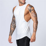 Xituodai Cotton Workout Gym Tank Top Mens Muscle Sleeveless Sportswear Shirt Stringer Fashion Clothing Bodybuilding Singlets Fitness Vest