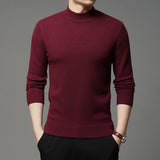 Xituodai 2022 Autumn and Winter New Men Turtleneck Pullover Sweater Fashion Solid Color Thick and Warm Bottoming Shirt Male Brand Clothes