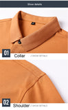 Xituodai 2022 New Polo Shirt for Men Long Sleeve Striped Autumn Multi-color Fashion Clothing Casual Male Korean Style Polo T Shirt