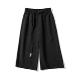 Xituodai 2022 Summer New Men's Baggy Thin Casual Shorts Y2k Korean Fashion Loose Straight Solid Color Short Pants Male