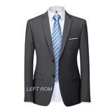 Xituodai 13 Color 5XL Male Blazer Solid Color Classic Formal Business Men's Suit Jacket Groom Groomsmen Wedding Dress Party Social Coat