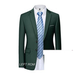 Xituodai 13 Color 5XL Male Blazer Solid Color Classic Formal Business Men's Suit Jacket Groom Groomsmen Wedding Dress Party Social Coat