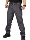 Xituodai - Men's Ripstop Tactical Pants Waterproof Cargo Pants Lightweight Hiking Work Pants With Multi Pockets