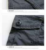 Xituodai Male Shorts Multi Pocket Summer Loose Zipper Breeches Khaki Grey Plus Size Short Pant Casual Cotton Black Long Mens Cargo Shorts