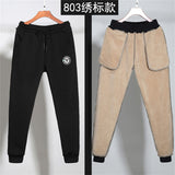 Xituodai Men&#39;s Super Winter Warm Pants Outside Fleece Joggers Thicken Sweatpants Heavyweight Zipper Trousers Streetwear Men 8xl
