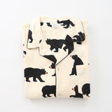 Xituodai Cute white bear 100% brushed cotton men pajama sets Autumn Casual fashion animal sleepwear men homewear sexy pijamas mujer