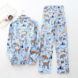 Xituodai Cute white bear 100% brushed cotton men pajama sets Autumn Casual fashion animal sleepwear men homewear sexy pijamas mujer