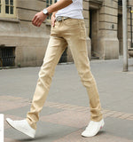 Xituodai 7 Color Men Stretch Skinny Jeans Fashion Casual Slim Fit Denim Trousers Male Gray Black Khaki White Pants Brand
