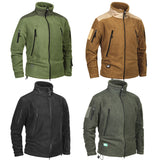 Xituodai Brand Clothing Coat Men Thicken Warm Military Army Fleece Jacket Patchwork Multi Pockets Polartec Men&#39;s Jacket and Coats