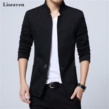 Xituodai Blazer Men Jackets Male Stand Collar Male Blazers Slim Fit Mens Blazer black Jacket Men Plus Size 5XL